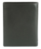 Портмоне BUGATTI Vertice, чёрное, натуральная воловья кожа, 10,5х2х12,8 см