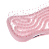 Щетка серия " Wave", продувная, с нейлоновым штифтом, форма волна DEWAL BEAUTY DBEG4-pink