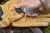Нож перочинный Stinger, 109 мм, 8 функций, материал рукояти: АБС-пластик (чёрный)
