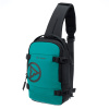 Рюкзак на одно плечо TORBER Xtreme, зелёный/чёрный, 20 х 8 х 31 см, 5л