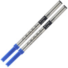 Стержень Cross для ручки-роллера стандартный, средний, синий, 2 шт. / блистер