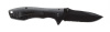 Нож складной Stinger, 80 мм, (чёрный), материал рукояти: сталь/дерево пакка (чёрный)