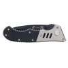 Нож складной Stinger, 80 мм, (чёрный), материал рукояти: сталь/пластик (серебристо-чёрный)