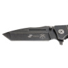 Нож складной Stinger, 90 мм, (тёмно-серый), материал рукояти: нержавеющая сталь (тёмно-серый)